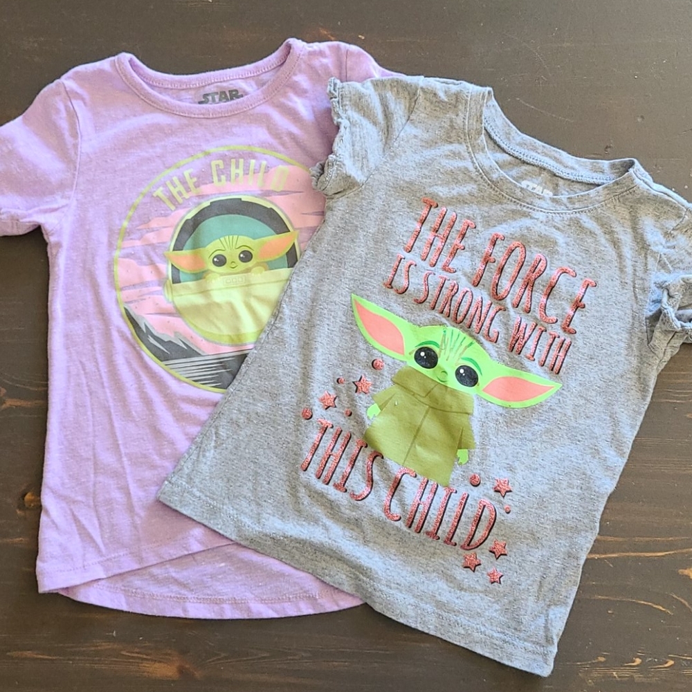 Baby Yoda Star Wars Mandalorian 3T girls shirt